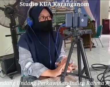 KeCanTOL KaMU KUA Karanganom, Bimwin Online di Masa Pademi