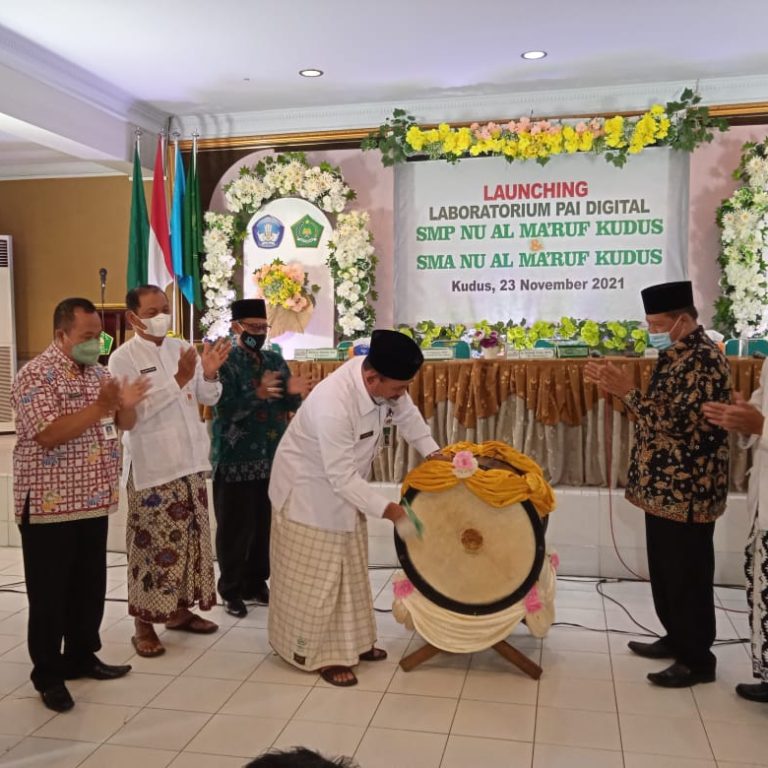 KaKanKemenag Kudus Melaunching Laboratorium PAI Digital SMP – SMA NU Alma’ruf
