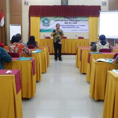 Kepala Kankemenag Ajak Guru Agama Katolik di Wonogiri Jadi Agen Moderasi Beragama