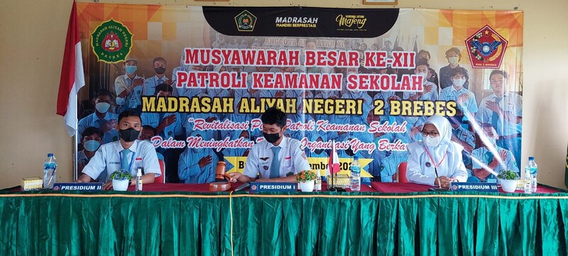 Patroli Keamanan Sekolah MAN 2 Brebes Menyelenggarakan MUBES