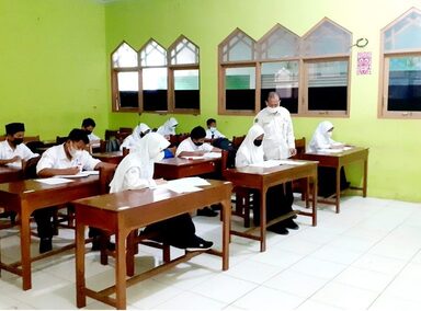 PAS Luring Perdana MTs N 2 Banjarnegara Berjalan Lancar