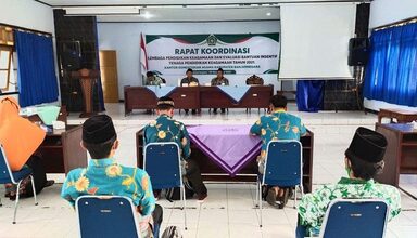 Evalusai Bantuan Insentif Tendik Keagamaan, Kemenag Banjarnegara adakan Rakor