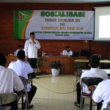 Kemenag Blora Gelar Sosialisasi Revitalisasi KUA dan Sinkronisasi Data