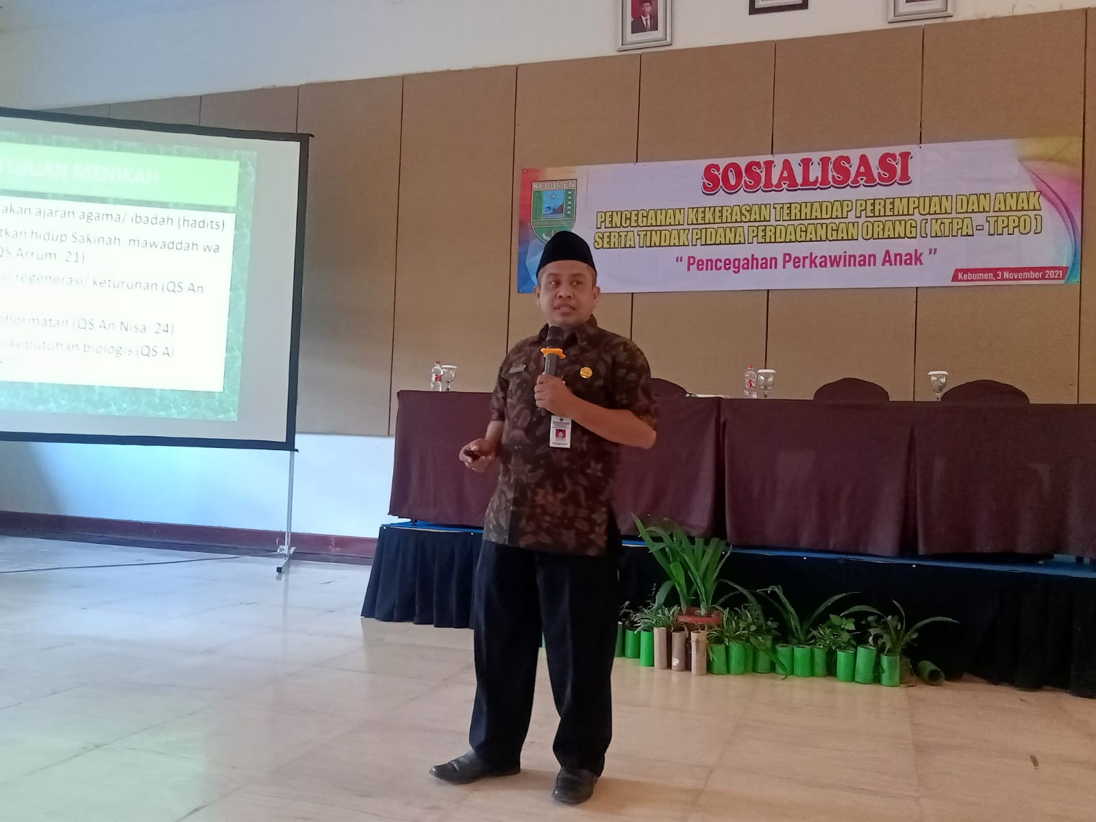 Beri Materi Pendewasaan Perkawinan, Salim Wazdy Jelaskan Resiko Nikah Anak