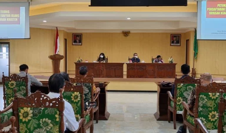 Sosialisasi SK Dirjen Bimas Kristen Kemenag RI No. 157 Tahun 2017
