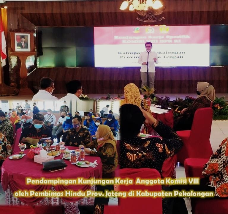 Pendampingan Kunjungan Kerja  Anggota Komisi VIII oleh Pembimas Hindu Prov. Jateng