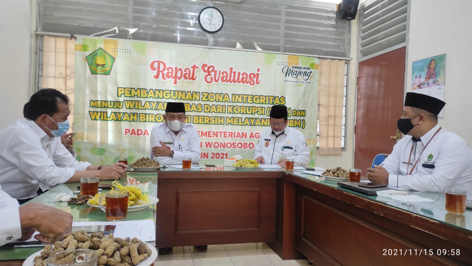 Rapat Evaluasi Pembangunaan Zona Integritas Kemenag Wonosobo