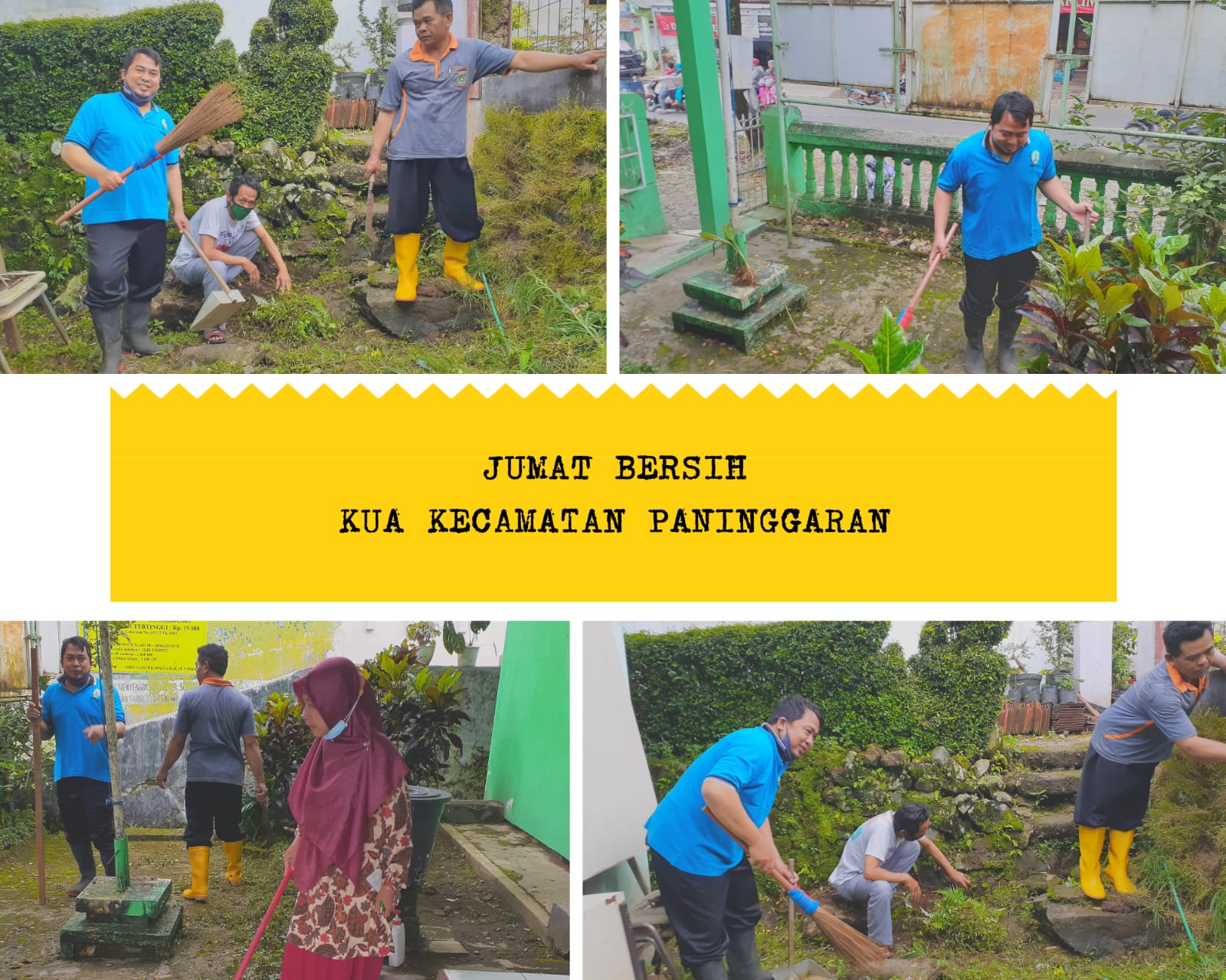 Giat Jum’at Bersih KUA Paninggaaran
