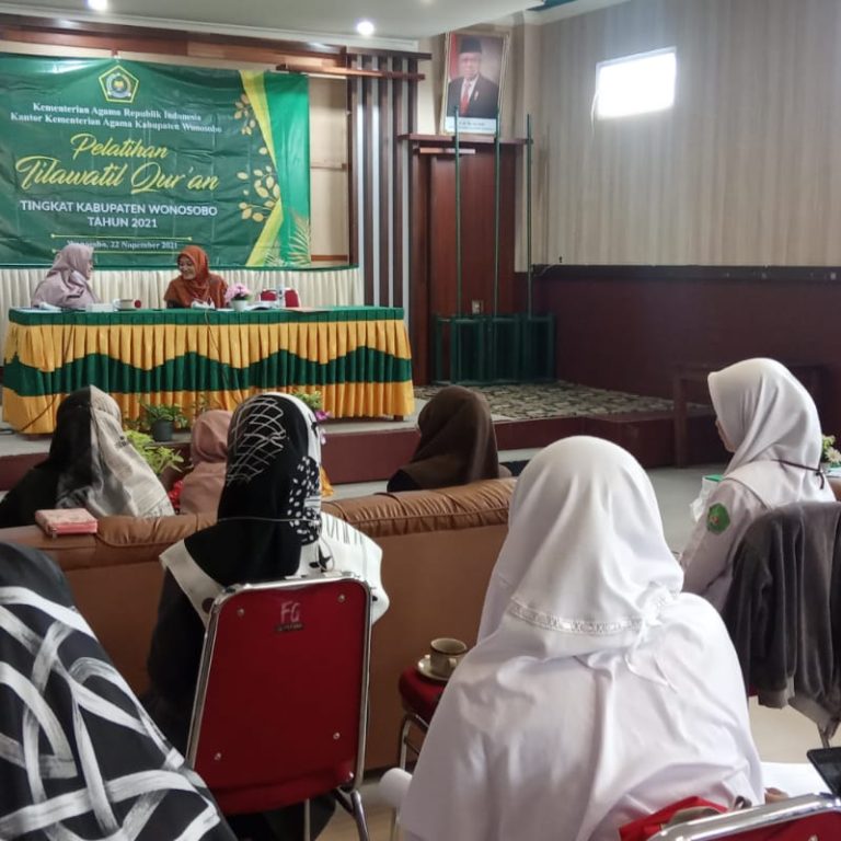 Bimas Islam Kemenag Wonosobo Gelar Pelatihan Tilawatil Quran