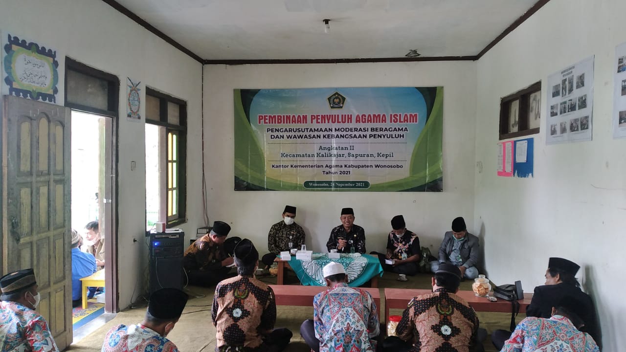 Kepala Kankemenag Wonosobo Buka Kegiatan Pembinaan Penyuluh Agama Islam Angkatan II