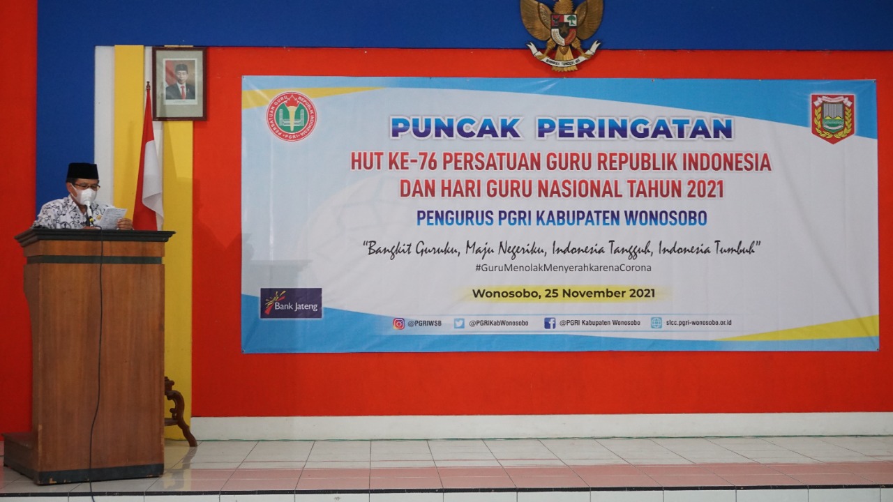 Bangkit Guruku Maju Negeriku Hut PGRI Ke 76 Kabupaten Wonosobo