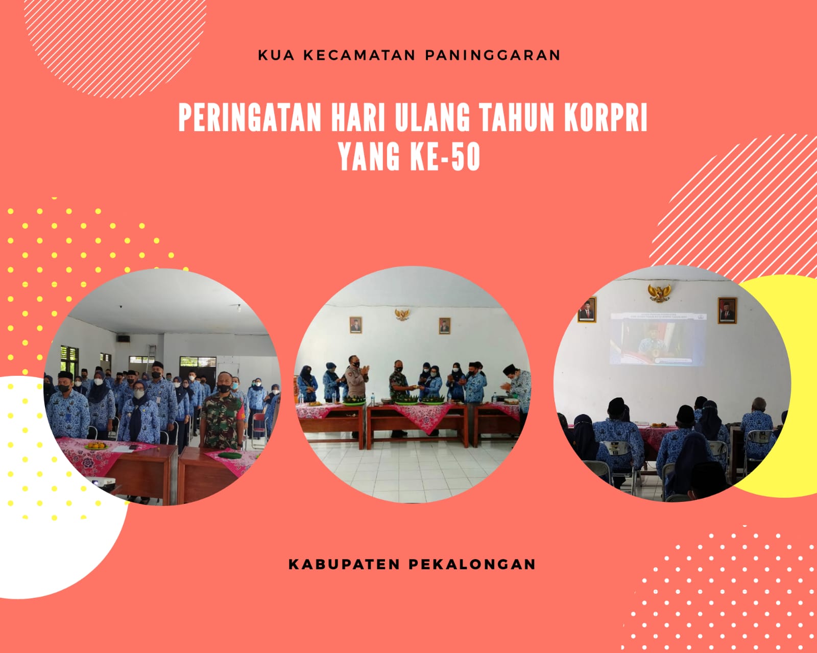 Potong Tumpeng di Hari KORPRI