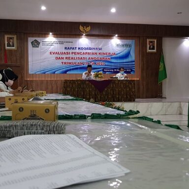 Rakor Evaluasi Anggaran 2021