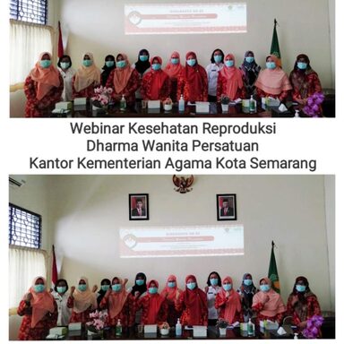 DWP Kemenag Kota Semarang Ikuti Webinar Kesehatan Reproduksi