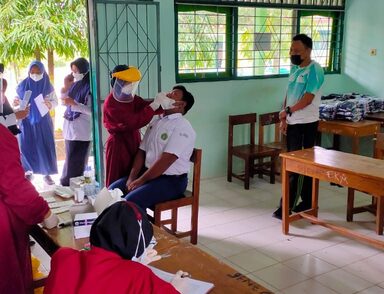Hasil Swab Sampling Guru dan Siswa MTsN 3 Rembang Negatif