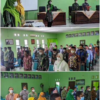 ASN Kemenag Ikuti Upacara Hari Pahlawan secara Virtual