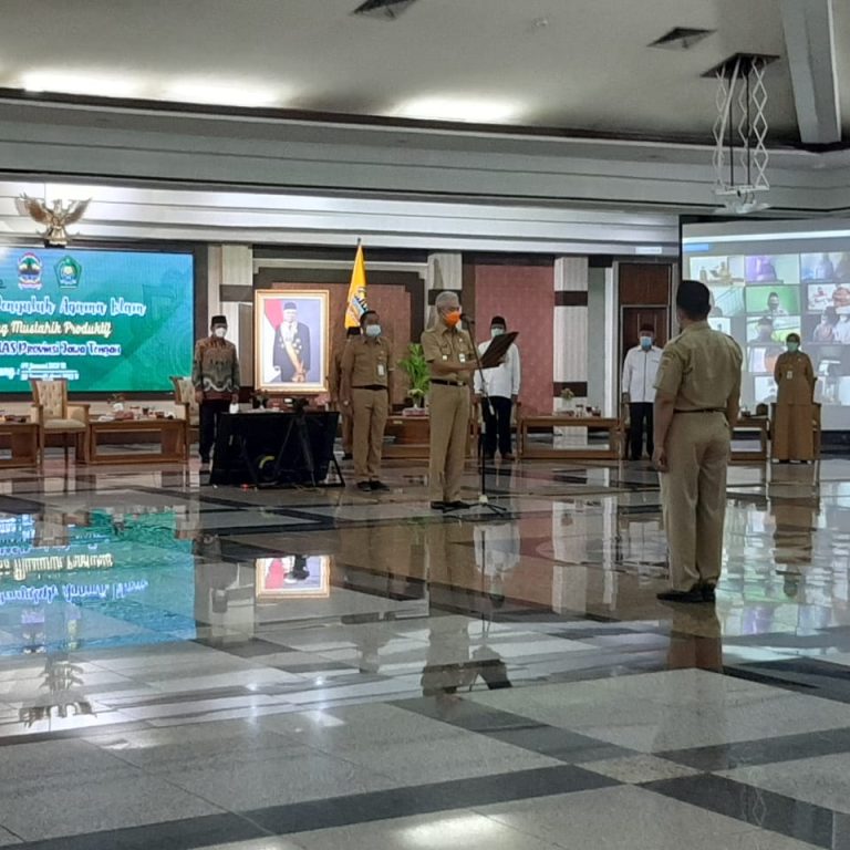 Pengukuhan Penyuluh Agama Islam Pendamping Mustahik Produktif Binaan Baznas Prov. Jateng