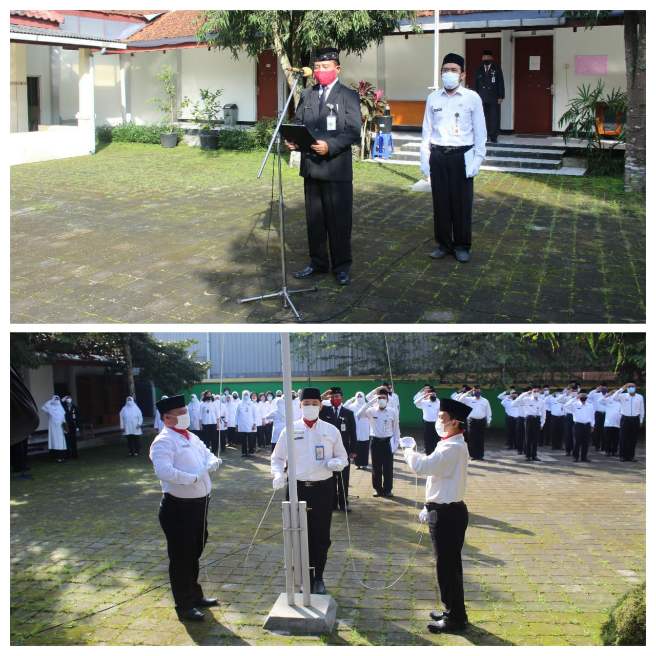 Kankemenag Kota Salatiga Gelorakan Semangat “Kemenag Baru” pada Upacara HAB ke 75.