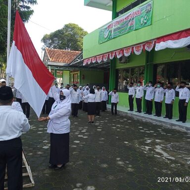 Peringati HAB Ke-75, Kemenag Wonogiri Gelar Upacara Terbatas dan Sederhana