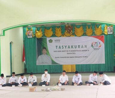 Runtutan kegiatan HAB ke-75 Kementerian Agama Kabupaten Brebes