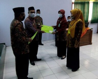 Sertijab Ketua Pokjawasmad dan Pokjawas PAI Kabupaten Pemalang