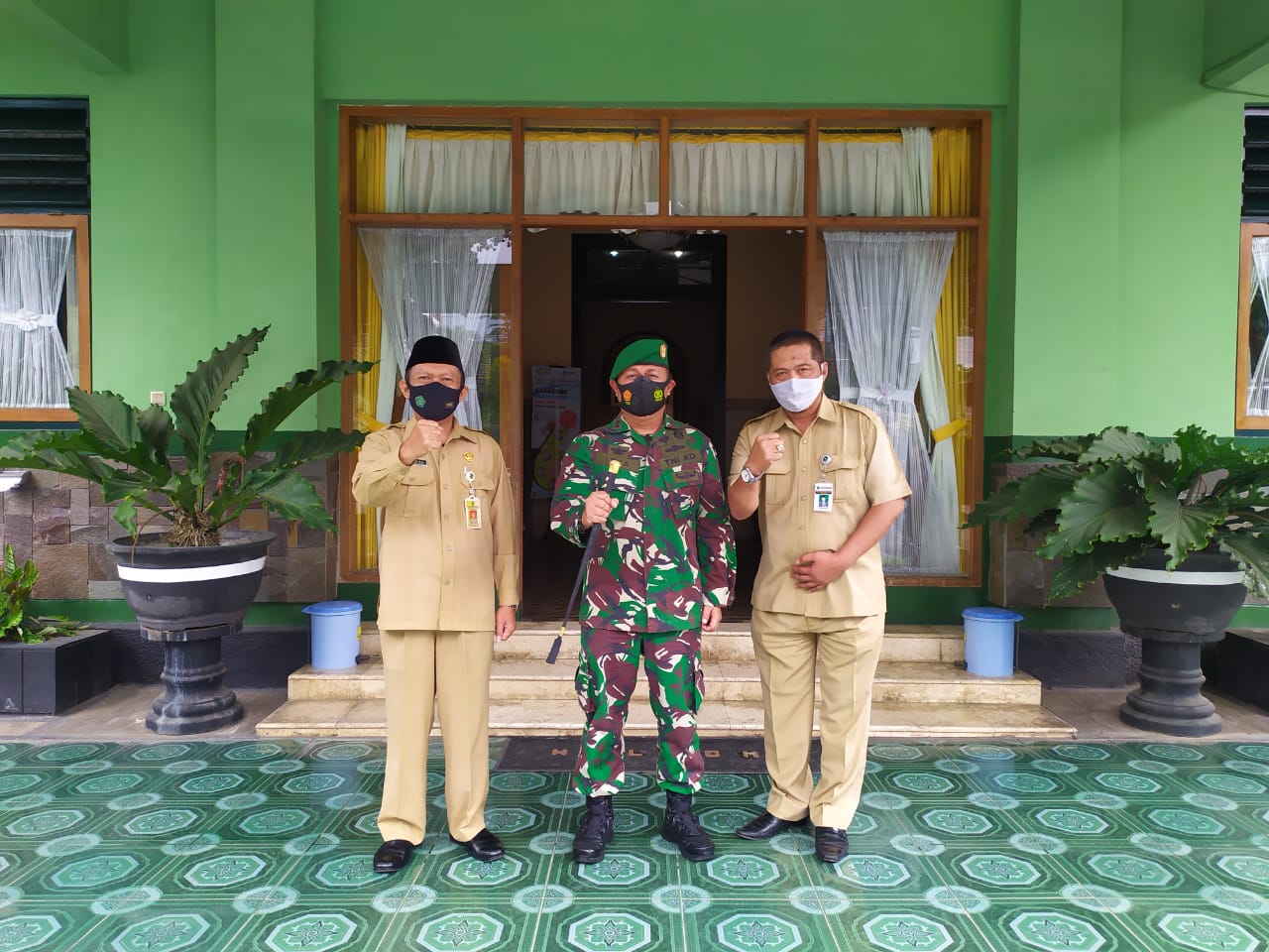 Kunjungi Dandim, Kakankemenag Kota Salatiga Jalin Silaturahim dan Sinergitas
