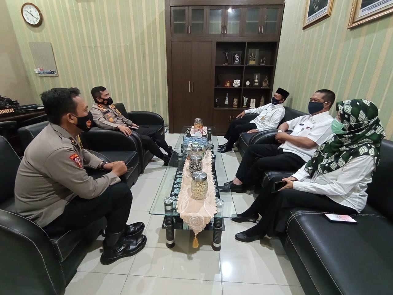 Jalin Kerja Sama Lintas Sektoral, Kakankemenag Kunjungi Polres Salatiga