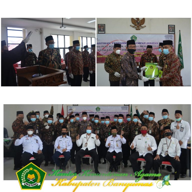 18 ASN Kemenag Kab Banyumas Terlantik dari 6 Promosi
