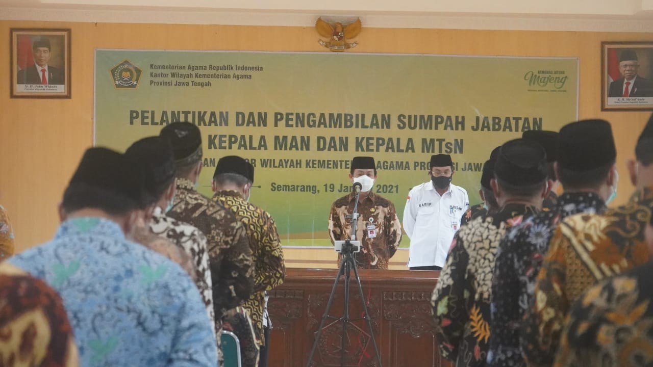 Kakanwil Kembali Menggelar Rotasi di Tingkat Satuan Madrasah