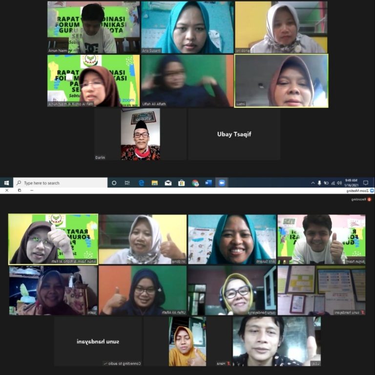 Memapankan Fungsi Organisasi, FKG PAI adakan Rakor Virtual