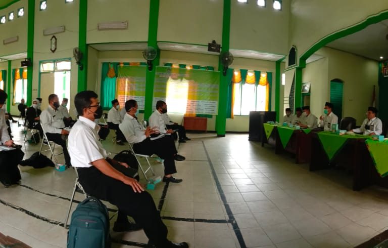 Kankemenag Brebes Sosialisasi Gerakan Sosial Penerapan Protokol Kesehatan (5M)
