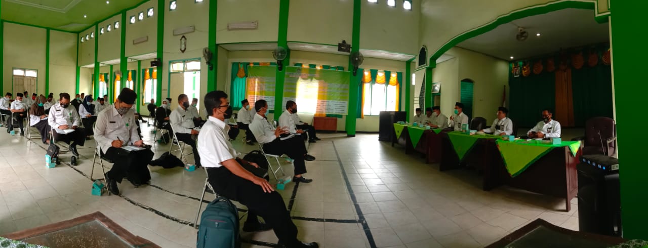 Kankemenag Brebes Sosialisasi Gerakan Sosial Penerapan Protokol Kesehatan (5M)