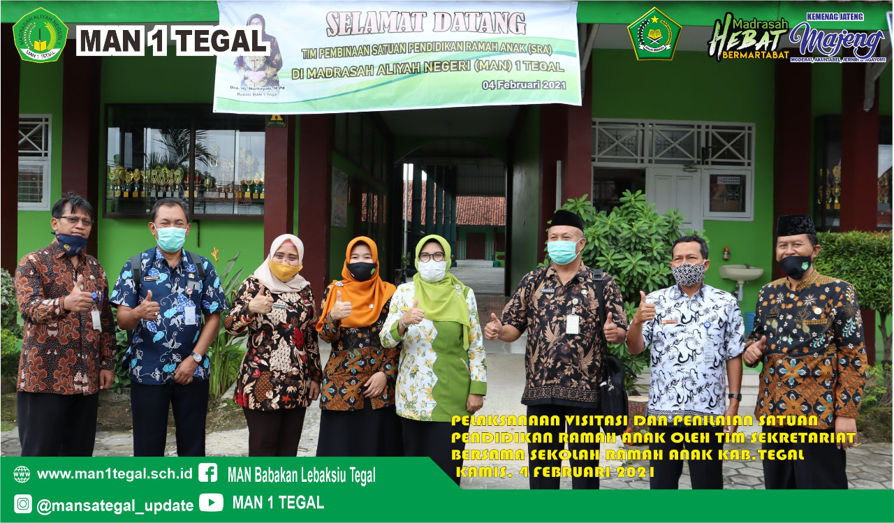 Penilaian Satuan Pendidikan Ramah Anak (SRA) di MAN 1 Tegal