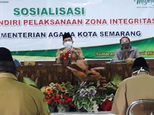 Kemenag Kota Semarang Gelar Sosiasilasi PMPZI Untuk Kali Kedua