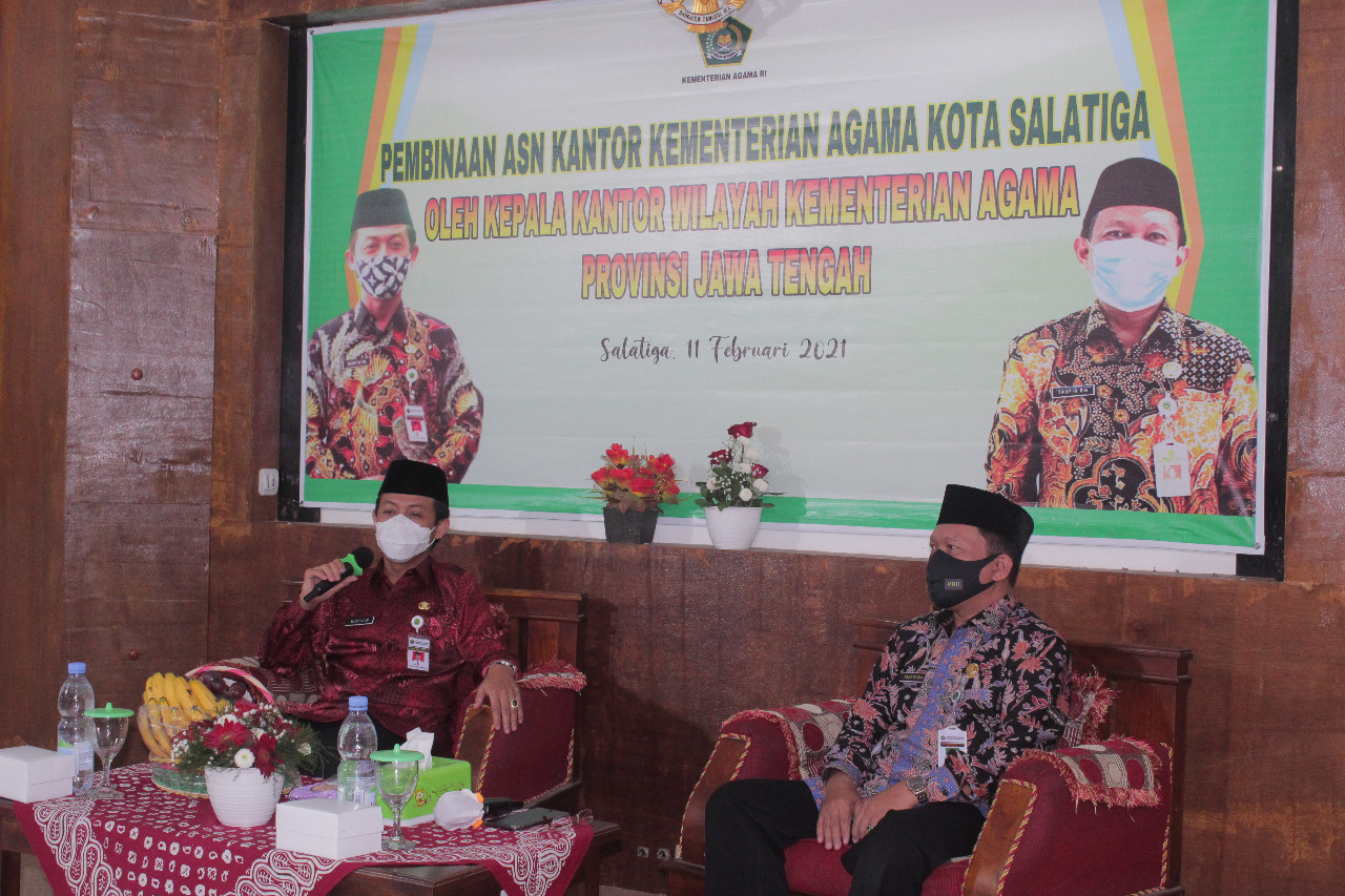 Pembinaan ASN Kemenag Salatiga oleh Kakanwil