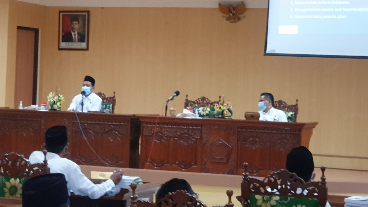 Rakor Persiapan Ujian Pendidikan Kesetaraan Pondok Pesantren Salafiyah