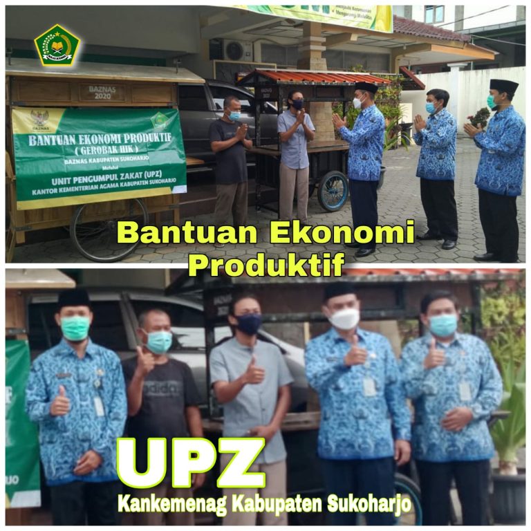 Penyerahan bantuan Baznas alat usaha grobak hik