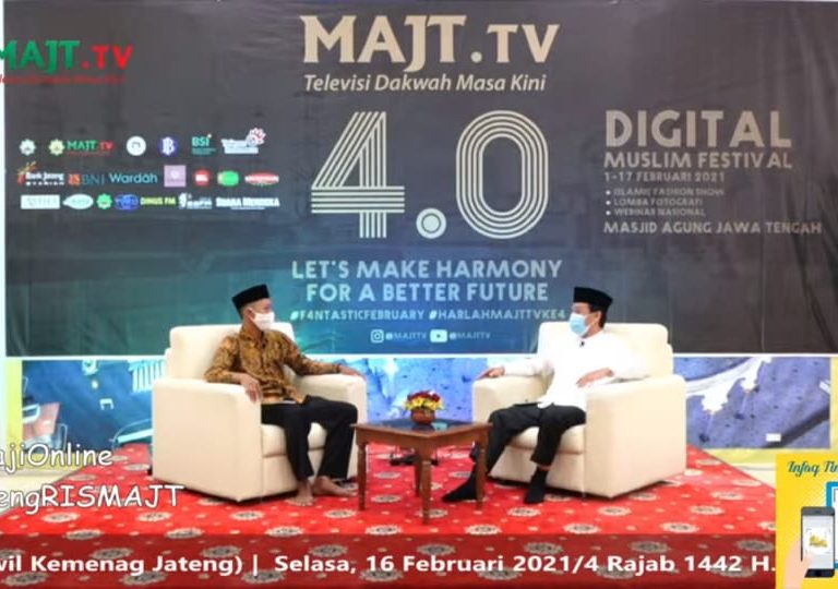 Kakanwil Kemenag Jateng Launching Moderasi Beragama Bagi Remaja Masjid Se-Jateng di MAJT