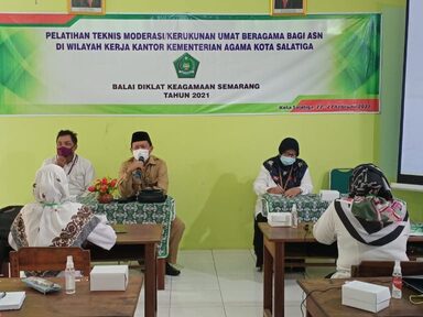 Pembukaan PDWK Moderasi Kerukunan Umat Beragama Bagi ASN Kemenag