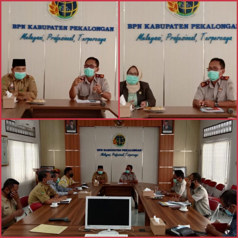 Audiensi Kankemenag, BWI dan Kantor Pertanahan Kabupaten Pekalongan Terkait PTSL