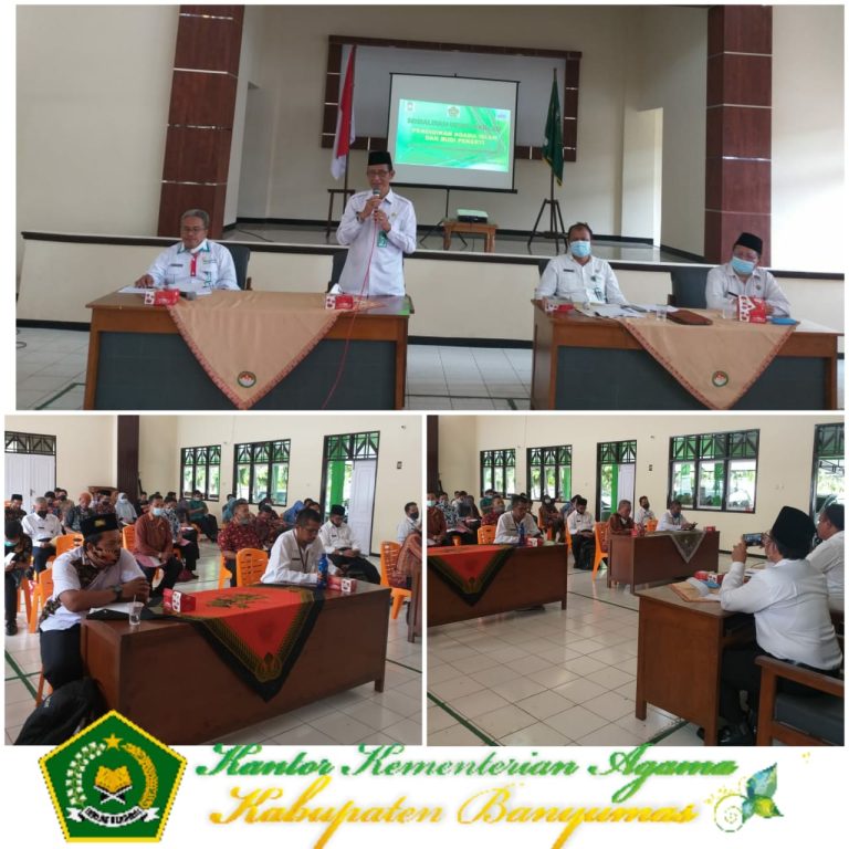 Sosialisasi ujian sekolah mapel PAI dan Budi Pekerti bagi guru agama Islam