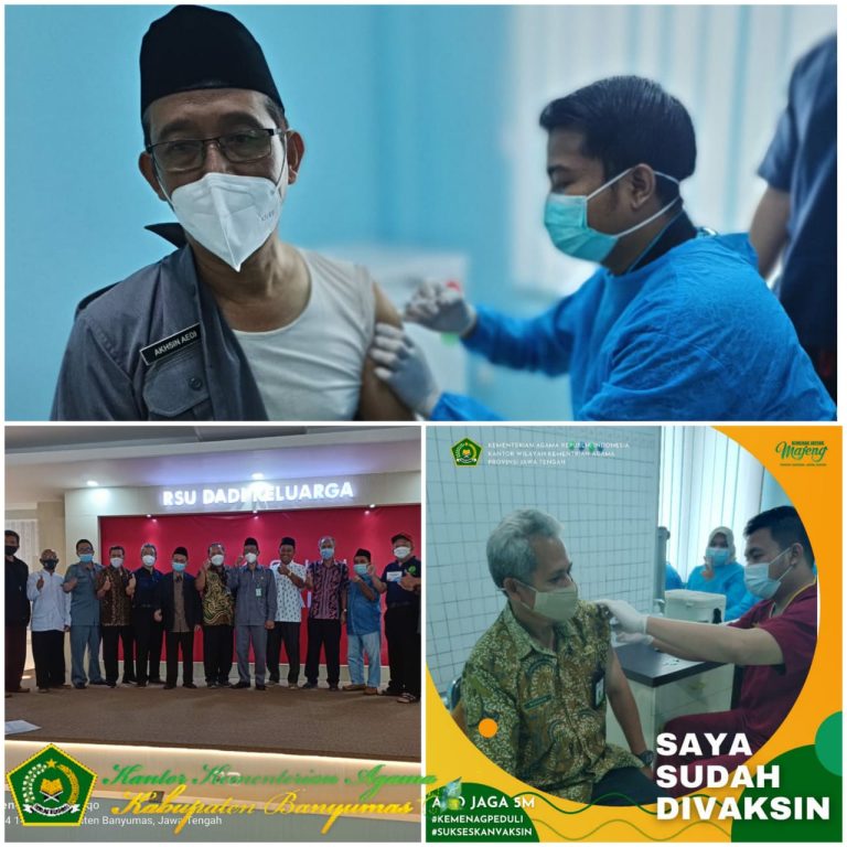 85 ASN Kemenag Banyumas Ikuti Program Vaksin COVID-19