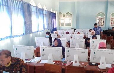 MTs N 2 Banjarnegara Terapkan E-Learning dalam Pelaksanaan PHT