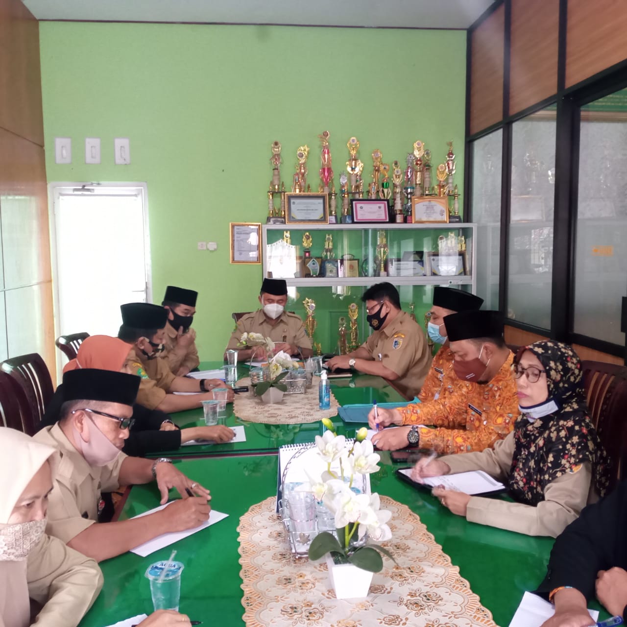 Kepala Kankemenag Kab. Demak  Audiensi dengan Pengurus AGPAII
