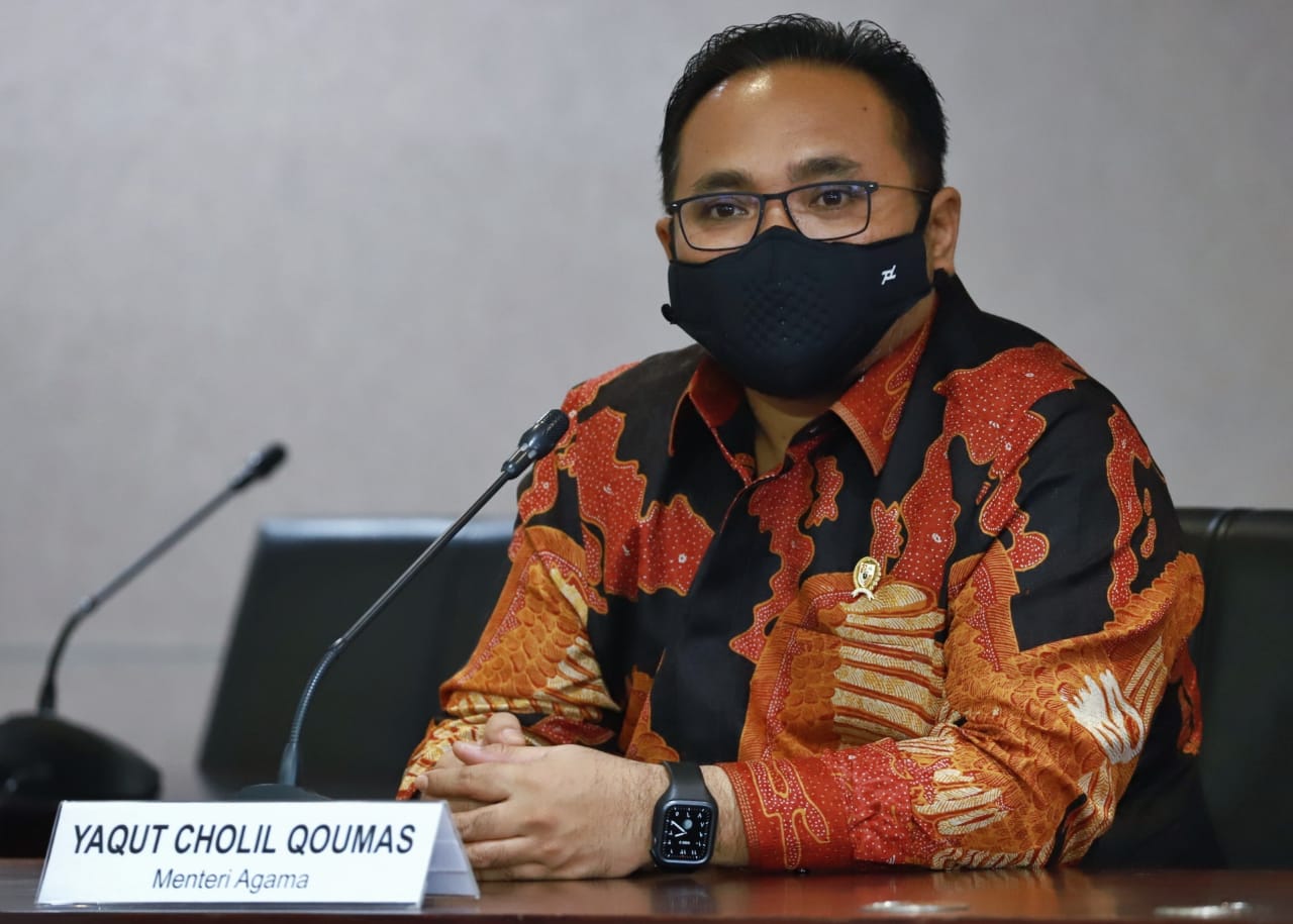 *Tren Kasus Covid Turun, Menag Yaqut Minta Disiplin 5M Terus Diperkuat*
