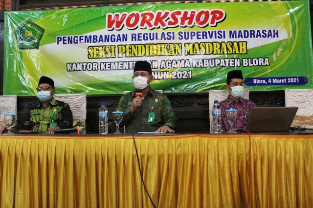 Kankemenag Kab. Blora Adakan Workshop Pengembangan Regulasi Supervisi Madrasah
