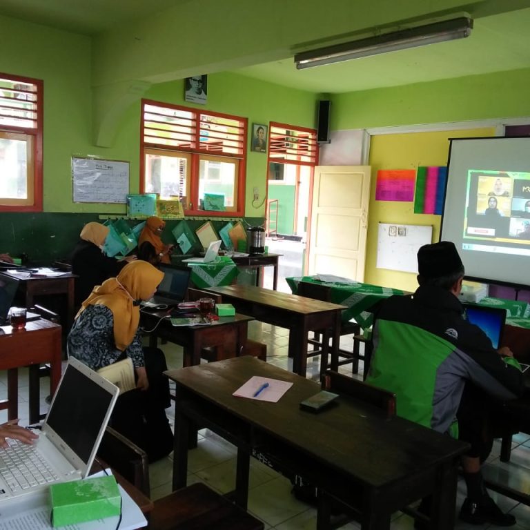 Pencairan BOS di tengah pandemic, Tim Manajemen BOS Kemenag Wonosobo jelaskan prosedur pencairan via Daring