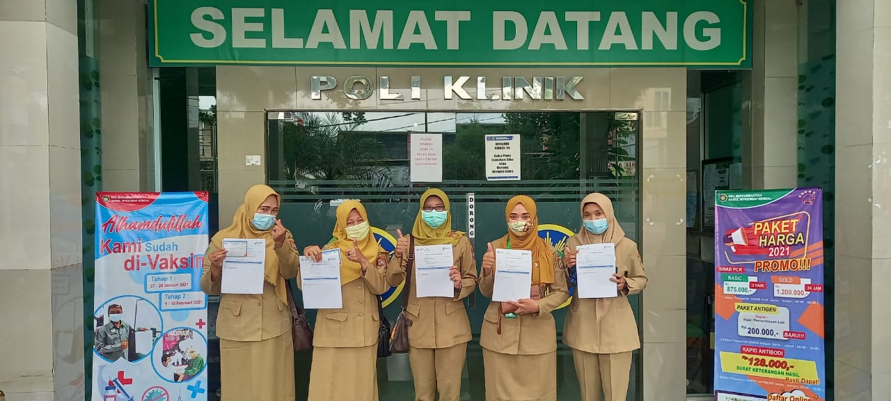 Puluhan ASN Kemenag Kendal Mulai Disuntik Vaksin Covid-19