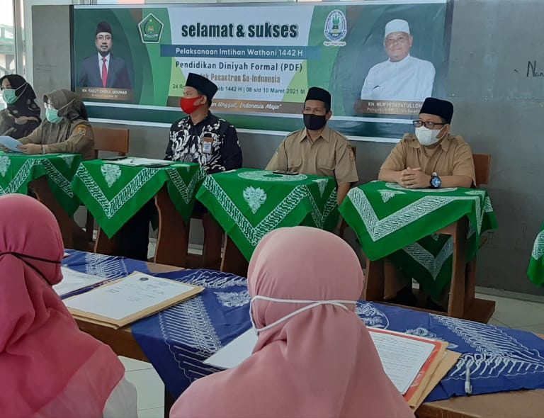 Sebanyak 324 Santri PDF Al Mubaarok Siap Ikuti Ujian Nasional