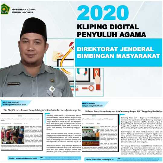 Kiprah Penyuluh Agama Kota Semarang Ikut Terekam Dalam Kliping Digital Nasionall